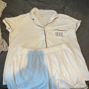 Rae Dunn bridal pj set size large